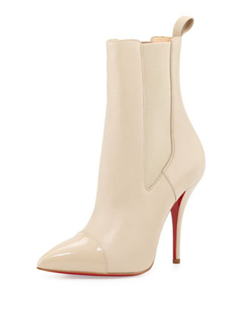 Christian Louboutin Tucson Cap-Toe Red Sole Bootie