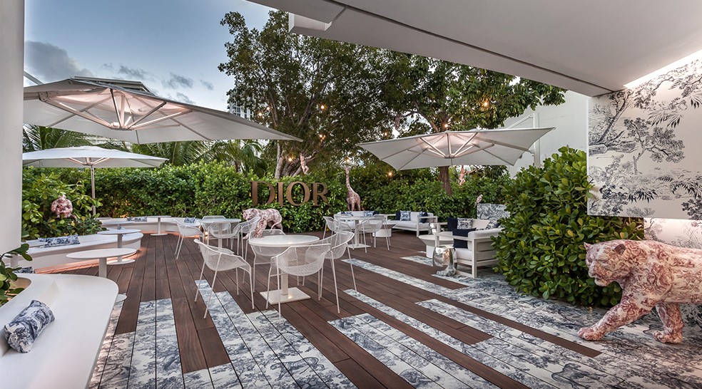 A touch of Made in Italy at Dior popup Café Miami  LaKiNi